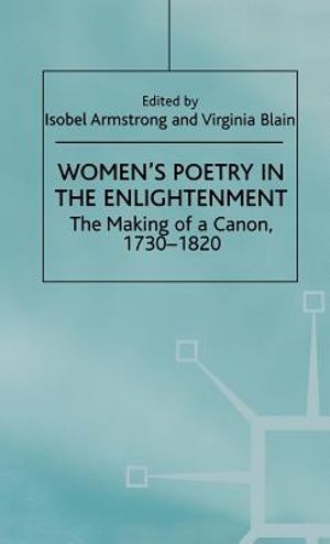 Women's Poetry in the Enlightenment: The Making of a Canon, 1730-1820 image number 0