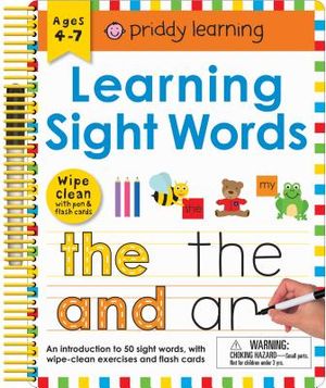 Wipe Clean: Learning Sight Words: Includes a Wipe-Clean Pen and Flash Cards! image number 0