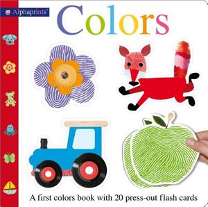 Alphaprints Colors Flash Card Book: A First Colors Book with 20 Press-Out Flash Cards image number 0