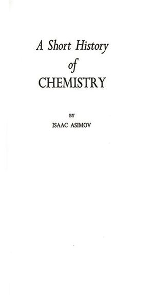 A Short History of Chemistry image number 0