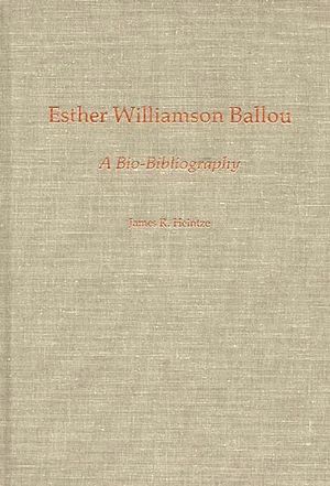 Esther Williamson Ballou: A Bio-Bibliography image number 0