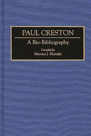 Paul Creston: A Bio-Bibliography image number 0