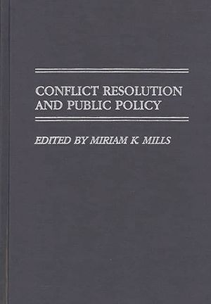 Conflict Resolution and Public Policy image number 0