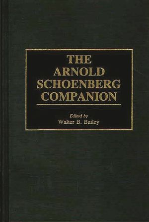 The Arnold Schoenberg Companion image number 0