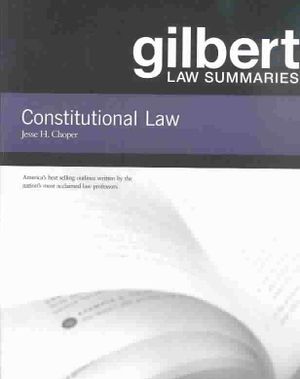Gilbert Law Summaries: Constitutional Law image number 0