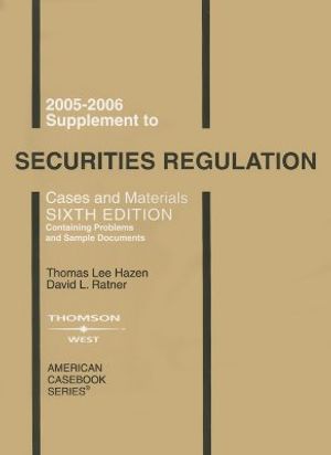 Supplement to Securities Regulation: Cases and Materials image number 0