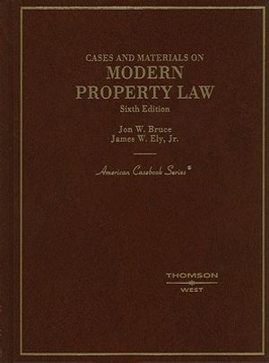 Modern Property Law: Cases and Materials image number 0