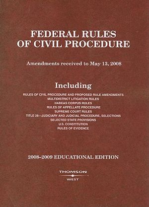 Federal Rules of Civil Procedure: Educational Edition image number 0