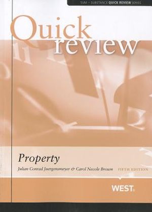 Juergensmeyer and Brown's Sum and Substance Quick Review on Property, 5th image number 0