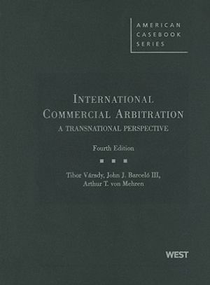 International Commercial Arbitration: A Transnational Perspective image number 0