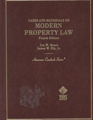 Cases and Materials on Modern Property Law image number 0
