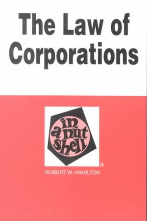 The Law of Corporations in a Nutshell image number 0
