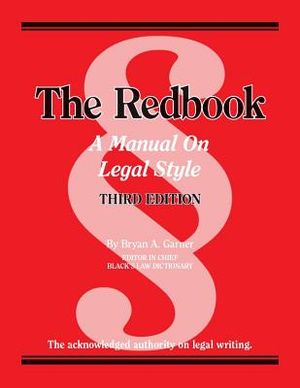The Redbook: A Manual on Legal Style, 3D image number 0