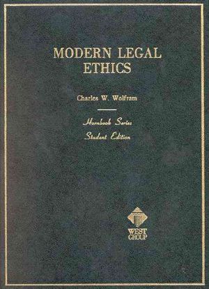 Wolfram's Modern Legal Ethics (Hornbook Series) image number 0