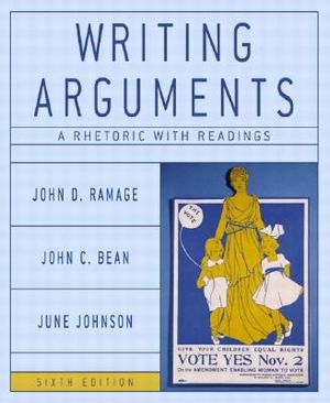 Writing Arguments: A Rhetoric with Readings image number 0