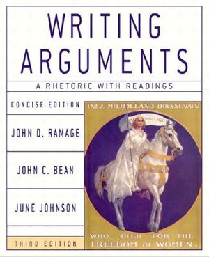 Writing Arguments: A Rhetoric with Readings, Concise Edition image number 0