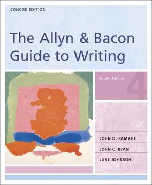 The Allyn & Bacon Guide to Writing: Concise Edition image number 0