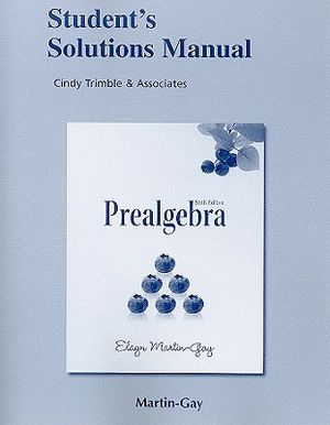 Student's Solutions Manual: Prealgebra (Standalone) image number 0