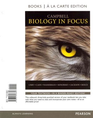 Campbell Biology in Focus, Books a la Carte Edition & Modified Masteringbiology with Pearson Etext -- Valuepack Access Card Package image number 0