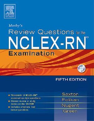 Mosby's Review Questions for the Nclex-RN (R) Examination [With CDROM] image number 0