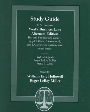 Study Guide to Accompany West S Business Law, Alternate Edition image number 0