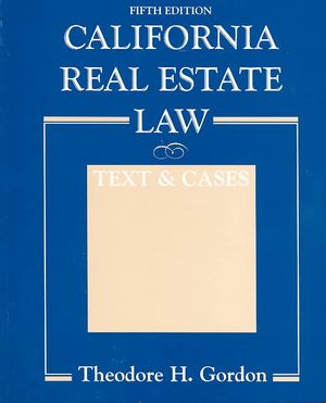 California Real Estate Law: Text and Cases image number 0