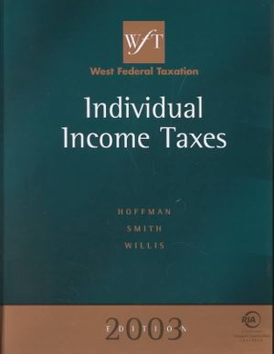 West Federal Taxation 2003: Individual Income Taxes image number 0
