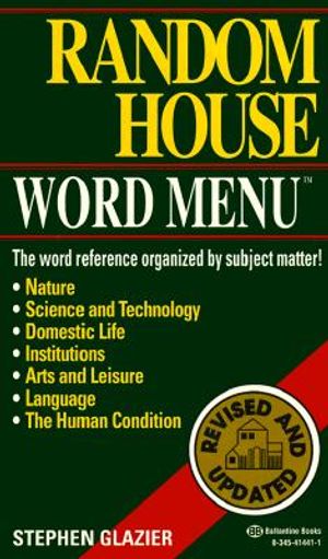 Random House Webster's Word Menu image number 0