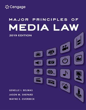 Major Principles of Media Law: 2019 Edition image number 0