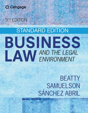 Business Law and the Legal Environment - Standard Edition image number 0