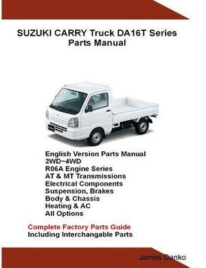 Suzuki Carry Truck DA16T Series Parts Manual image number 0