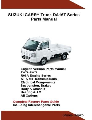Suzuki Carry Truck DA16T Series Parts Manual image number 0