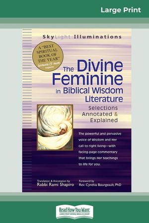 The Divine Feminine in Biblical Wisdom: Selections Annotated & Explained (16pt Large Print Edition) image number 0