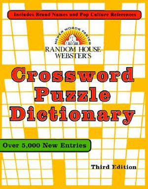 Random House Webster's Crossword Puzzle Dictionary: Third Edition image number 0