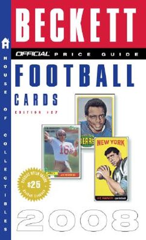 The Official Beckett Price Guide to Football Cards image number 0