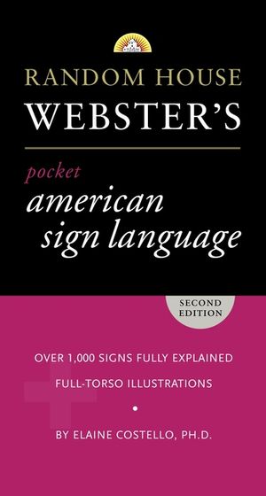 Random House Webster's Pocket American Sign Language Dictionary image number 0