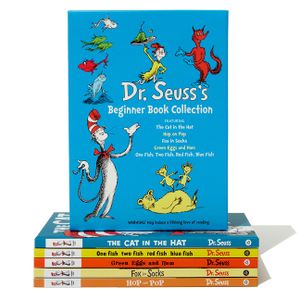 Dr. Seuss's Beginner Book Collection: The Cat in the Hat; One Fish Two Fish Red Fish Blue Fish; Green Eggs and Ham; Hop on Pop; Fox in Socks image number 0