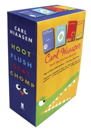 Hiaasen 4-Book Trade Paperback Box Set: Chomp; Flush; Hoot; Scat image number 0