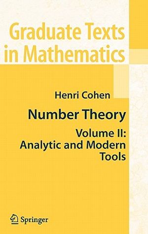 Number Theory, Volume 2: Analytic and Modern Tools image number 0