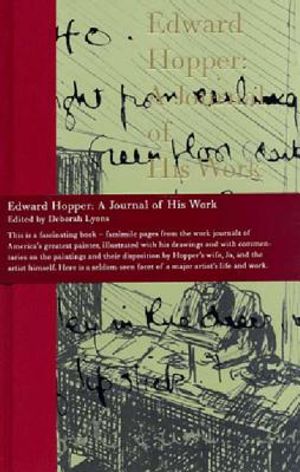 Edward Hopper: A Journal of His Work image number 0