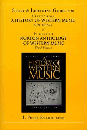 The History of Western Music/Norton Anthology of Western Music image number 0