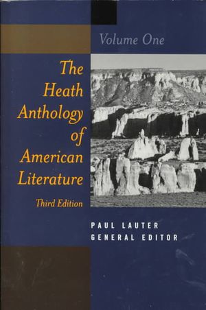 Anthology of American Literature, Volume 1, Third Edition image number 0