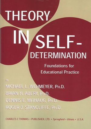Theory in Self-Determination: Foundations for Educational Practice image number 0