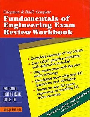 Chapman & Hall's Complete Fundamentals of Engineering Exam Review Workbook image number 0