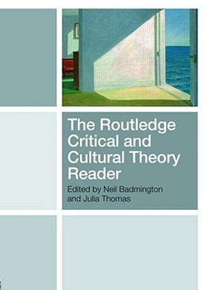 The Routledge Critical and Cultural Theory Reader image number 0