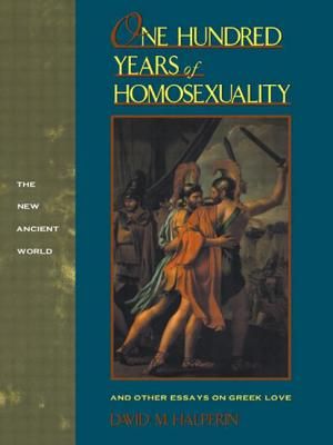 One Hundred Years of Homosexuality: And Other Essays on Greek Love image number 0