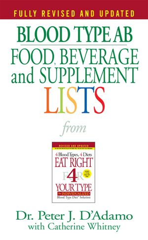 Blood Type AB Food, Beverage and Supplement Lists image number 0