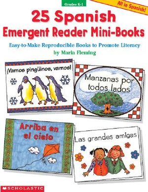 25 Spanish Emergent Reader Mini-Books image number 0
