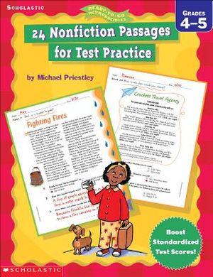 24 Nonfiction Passages for Test Practice: Grades 4-5 image number 0