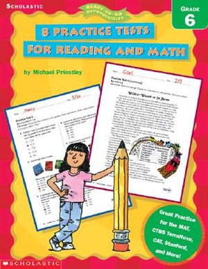 8 Practice Tests for Reading and Math (Grade 6) image number 0